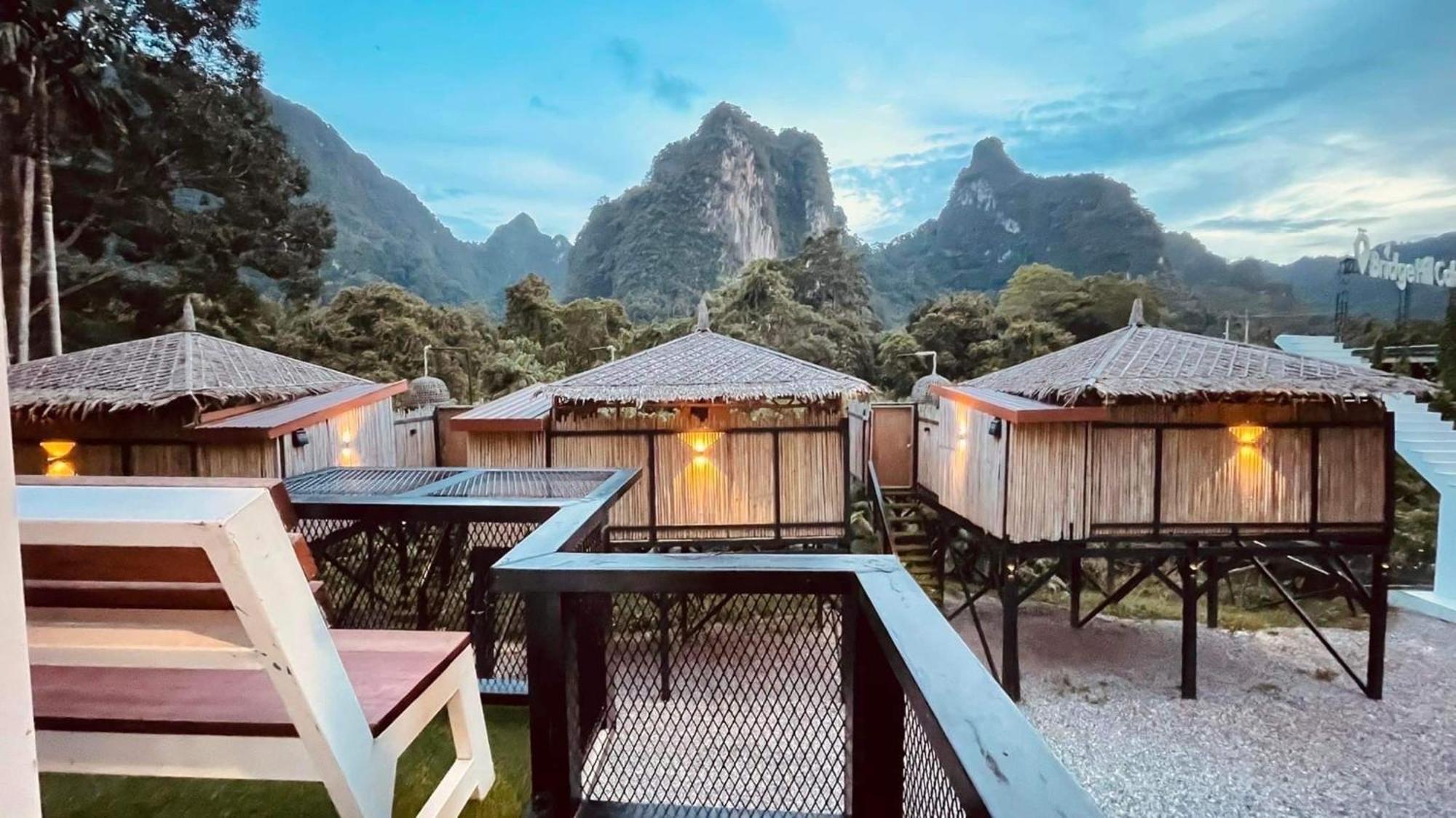 Bridge Hill Cafe Glamping Hotel Khao Sok National Park Exterior foto
